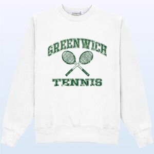 NWT Firstport Greenwich Tennis Crewneck - White